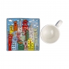 Filiżanka z podstawką Summer in the City 100 ml - James Rizzi Goebel 26102731
