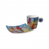 Filiżanka z podstawką Summer in the City 100 ml - James Rizzi Goebel 26102731