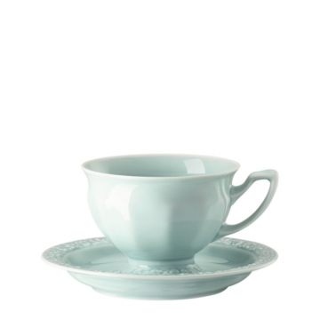 Filiżanka do kawy 180 ml ze spodkiem - Maria en Vogue Mint Rosenthal 10430-407167-14741/14742