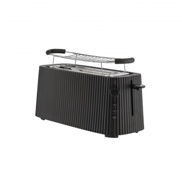 Toster Plissé czarny 46,5 × 18,5 cm - Alessi