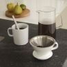 Karafka Slow ze szkła żaroodpornego z porcelanowym uchwytem na filtr - Alessi