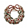 Świąteczna ozdoba broszka 5 cm Noel