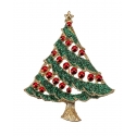 Świąteczna Choinka broszka 5 cm Noel