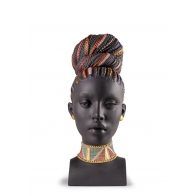 Figurka Popiersie Afrykańskiej kobiety 39 cm - Lladro
