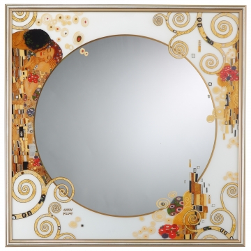Lustro 52 cm Pocałunek - Gustav Klimt