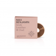 Wkład zapachowy do samochodu Classic Irish Leather & Oud - Max Benjamin