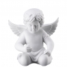 Figurka Aniołek z wiankiem średni 10,2 cm