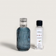 Zestaw Quintessence Blue, lampa + zapach - Maison Berger
