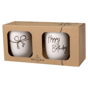 Zestaw dwóch kubków Happy Birthday 280 ml - Statement Villeroy & Boch 1016218406