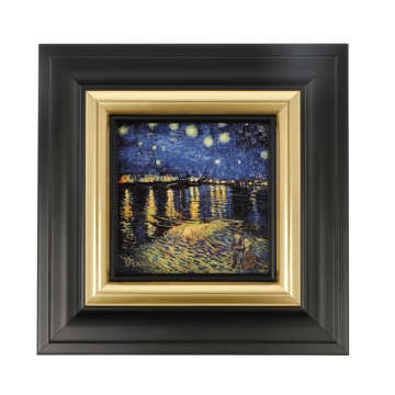 Obraz Gwiazdy nad Rodanem 18 cm - Vincent van Gogh Goebel 67075071