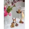 Figurka na rok 2024 Króliki z magnolią 13 cm