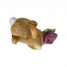 Figurka na rok 2024 Królik z magnolią 9 cm Goebel 66845681