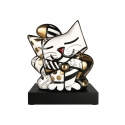 Figurka Golden Cat 31 cm - Romero Britto