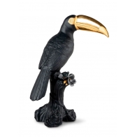 Figurka Tukan czarno-złoty 38 cm - edycja limitowana - Lladró