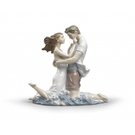 Figurka pary Dreszczyk miłości 31 cm - Lladró