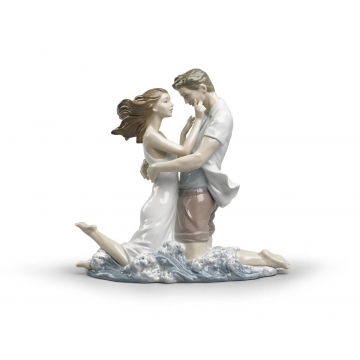 Figurka pary Dreszczyk miłości 31 cm - Lladró