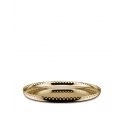 Taca Il Tornitore Matto EDGES z mosiężną powłoką 35 cm - Alessi