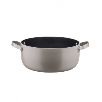 Garnek CASSEROLE Tama 24 cm beżowy - Alessi