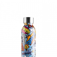 Butelka B Bottles TWIN 350 ml chromatyka - Casa Bugatti BBT-CO350IS