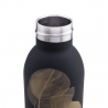 Butelka B Bottles Twins 500 ml złote liście - Casa Bugatti BBT-LG500DS