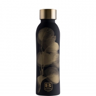 Butelka B Bottles Twins 500 ml złote liście - Casa Bugatti BBT-LG500DS