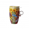 Kubek do herbaty z pokrywką i sitem Not Getting Around the Traffic 450 ml - James Rizzi Goebel 26103161