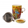 Kubek do herbaty z pokrywką i sitem Not Getting Around the Traffic 450 ml - James Rizzi Goebel 26103161