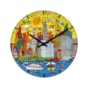 Zegar ścienny James Rizzi My New York City Sunset 31 cm - James Rizzi