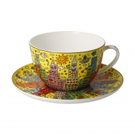 Filiżanka do kawy My New York City Sunset 500 ml - James Rizzi Goebel 26103311