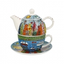 Zestaw Tea For One 15 cm / 0,35 l My New York City Day 350 ml - James Rizzi