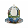 Dzbanek do herbaty z podgrzewaczem My New York City Sunset 1,2 l - James Rizzi Goebel 26103351