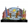 Figurka City of Dreams 48 cm - James Rizzi Goebel 26103361 
