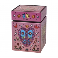 Puszka na herbatę Peace of Love 11 cm - James Rizzi Goebel 26103421