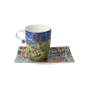 Kubek z podstawką All Roads Lead to Bremen 400 ml - James Rizzi Goebel 26103431