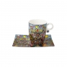 Kubek z podstawką Remenber those Cool Coal Days 400 ml - James Rizzi Goebel 26103441