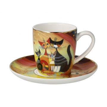Filiżanka do espresso Gatti w autunno 100 ml - Rosina Wachtmeister Goebel 66852941