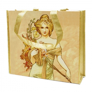 Torba na zakupy Wiosna 37 x 33 cm - Alphonse Mucha Goebel 67062361
