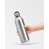 Butelka termiczna Series 2 90% stali nierdzewnej z recyklingu, Stainless Steel (9) 1000 ml - Chilly's Bottles