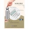Butelka termiczna Series 2 90% stali nierdzewnej z recyklingu, Stainless Steel (9) 500 ml - Chilly's Bottles