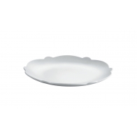 Talerz deserowy Dressed biały 20 cm - Marcel Wanders - Alessi MW72/5 W