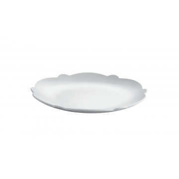 Talerz deserowy Dressed biały 20 cm - Marcel Wanders - Alessi MW72/5 W