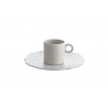 Filiżanka do kawy Dressed szara 70 ml - Marcel Wanders - Alessi VMW72/76 LG 