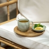 Spodek do filiżanki do espresso 12 cm - Perlemor Zielony like. by Villeroy & Boch 19-5174-1430