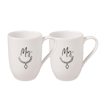Zestaw dwóch kubków Mrs i Mrs 290 ml - Statement Villeroy & Boch 1016218412