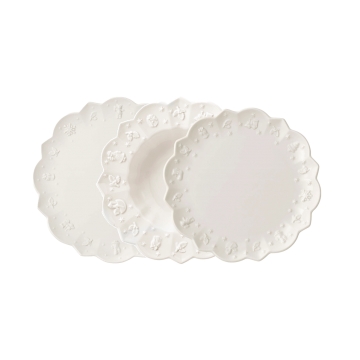 Komplet naczyń stołowych dla 4 osób 12 elementów - Toy's Delight Royal Classic