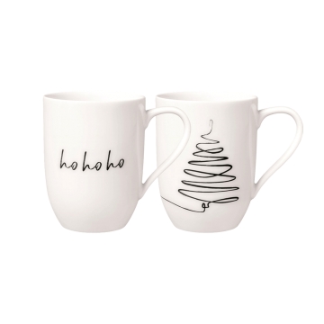 Zestaw dwóch kubków 290 ml Ho Ho Ho - Statement Villeroy & Boch 1016218404