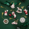 Ozdoba w kształcie bałwanka 6,7 x 4,4 x 9,7 cm - Christmas Classics