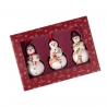 Zestaw 3 ozdób świątecznych wiszących bałwanki - Nostalgic Ornaments 14-8331-6693