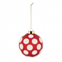 Bombka w kropki 9 cm - Delight