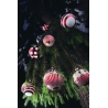 Bombki zestaw 2 sztuk w paski 6 cm - Delight